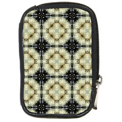 Faux Animal Print Pattern Compact Camera Leather Case by GardenOfOphir