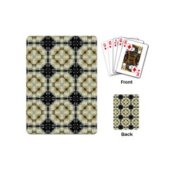 Faux Animal Print Pattern Playing Cards (mini) by GardenOfOphir