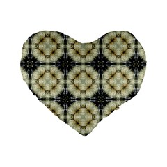 Faux Animal Print Pattern 16  Premium Flano Heart Shape Cushion 