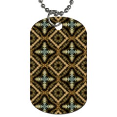 Faux Animal Print Pattern Dog Tag (one Sided) by GardenOfOphir