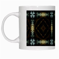 Faux Animal Print Pattern White Coffee Mug by GardenOfOphir