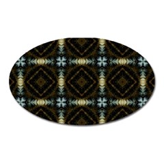 Faux Animal Print Pattern Magnet (oval)