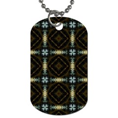 Faux Animal Print Pattern Dog Tag (one Sided)