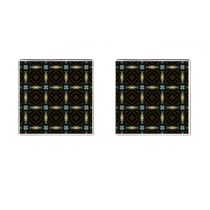 Faux Animal Print Pattern Cufflinks (Square)