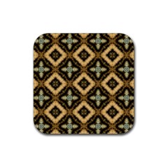 Faux Animal Print Pattern Drink Coaster (square)