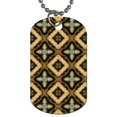 Faux Animal Print Pattern Dog Tag (one Sided) by GardenOfOphir