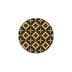 Faux Animal Print Pattern Golf Ball Marker Front