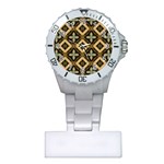 Faux Animal Print Pattern Nurses Watch Front