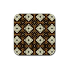 Faux Animal Print Pattern Drink Coaster (square)