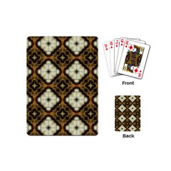 Faux Animal Print Pattern Playing Cards (mini)