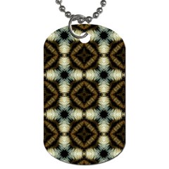 Faux Animal Print Pattern Dog Tag (one Sided) by GardenOfOphir