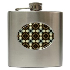 Faux Animal Print Pattern Hip Flask by GardenOfOphir