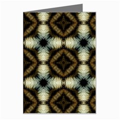 Faux Animal Print Pattern Greeting Card by GardenOfOphir