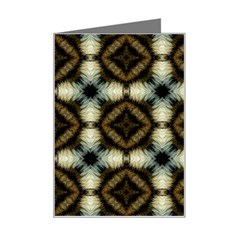 Faux Animal Print Pattern Mini Greeting Card by GardenOfOphir