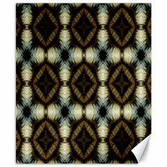 Faux Animal Print Pattern Canvas 8  X 10  (unframed)