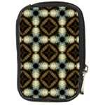 Faux Animal Print Pattern Compact Camera Leather Case Front