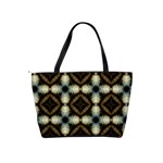 Faux Animal Print Pattern Large Shoulder Bag Back