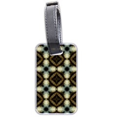 Faux Animal Print Pattern Luggage Tag (two Sides)