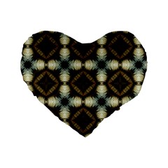 Faux Animal Print Pattern 16  Premium Heart Shape Cushion  by GardenOfOphir