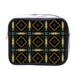 Faux Animal Print Pattern Mini Travel Toiletry Bag (One Side) Front