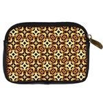 Faux Animal Print Pattern Digital Camera Leather Case Back