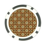 Faux Animal Print Pattern Poker Chip (10 Pack) Front