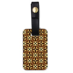 Faux Animal Print Pattern Luggage Tag (one Side) by GardenOfOphir