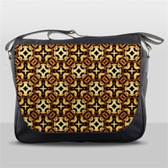 Faux Animal Print Pattern Messenger Bag