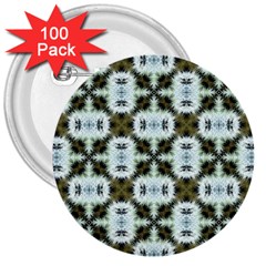 Faux Animal Print Pattern 3  Button (100 Pack)