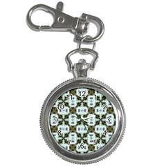 Faux Animal Print Pattern Key Chain Watch