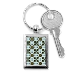 Faux Animal Print Pattern Key Chain (rectangle) by GardenOfOphir