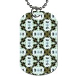 Faux Animal Print Pattern Dog Tag (One Sided) Front