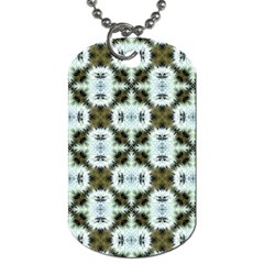 Faux Animal Print Pattern Dog Tag (two-sided)  by GardenOfOphir