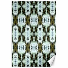 Faux Animal Print Pattern Canvas 24  X 36  (unframed)