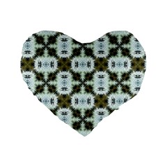 Faux Animal Print Pattern 16  Premium Heart Shape Cushion  by GardenOfOphir