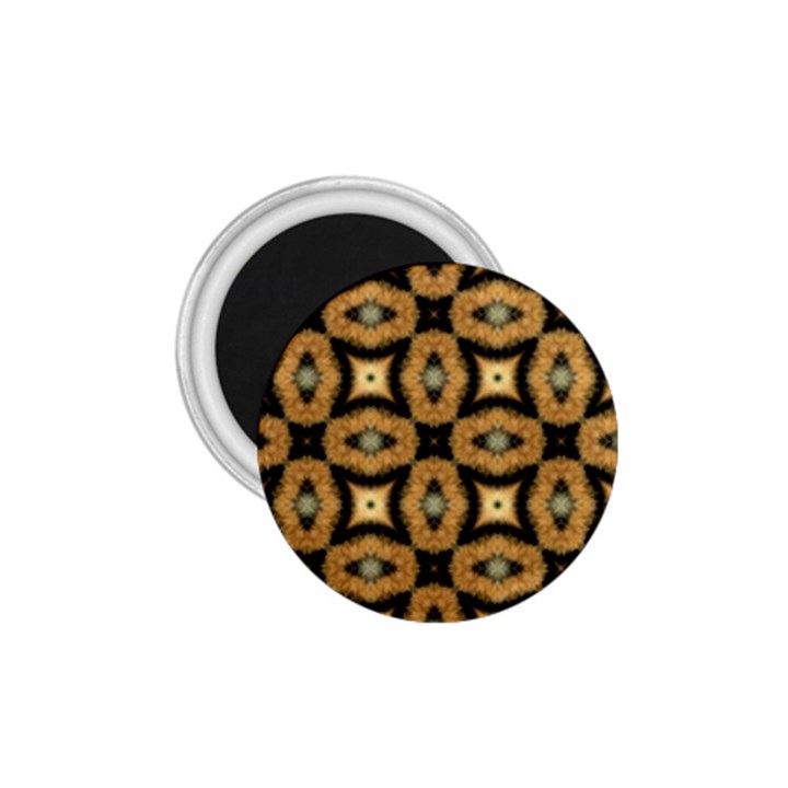 Faux Animal Print Pattern 1.75  Button Magnet