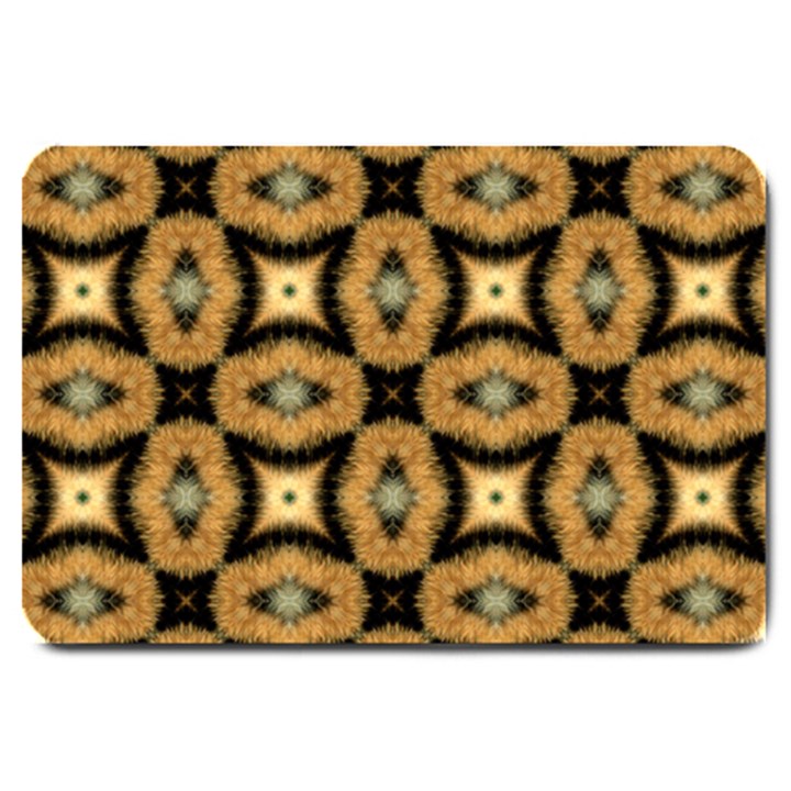 Faux Animal Print Pattern Large Door Mat