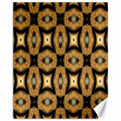 Faux Animal Print Pattern Canvas 11  X 14  (unframed)