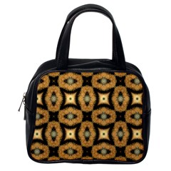 Faux Animal Print Pattern Classic Handbag (one Side)