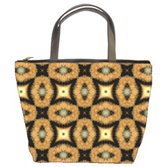 Faux Animal Print Pattern Bucket Handbag by GardenOfOphir