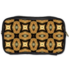 Faux Animal Print Pattern Travel Toiletry Bag (two Sides) by GardenOfOphir