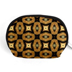 Faux Animal Print Pattern Accessory Pouch (medium)