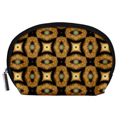 Faux Animal Print Pattern Accessory Pouch (large)