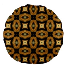 Faux Animal Print Pattern 18  Premium Flano Round Cushion  by GardenOfOphir