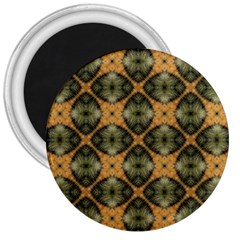 Faux Animal Print Pattern 3  Button Magnet by GardenOfOphir