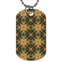 Faux Animal Print Pattern Dog Tag (one Sided)