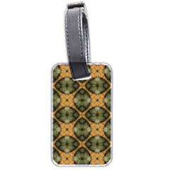 Faux Animal Print Pattern Luggage Tag (two Sides) by GardenOfOphir