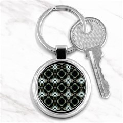 Faux Animal Print Pattern Key Chain (round) by GardenOfOphir