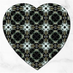 Faux Animal Print Pattern Jigsaw Puzzle (heart)