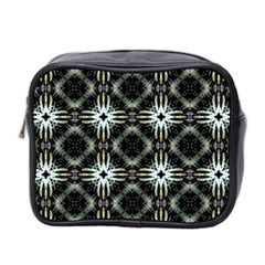 Faux Animal Print Pattern Mini Travel Toiletry Bag (two Sides)